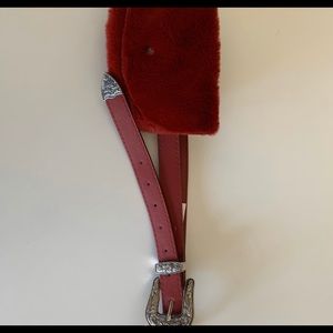Faux Fur Fanny Pack Belt